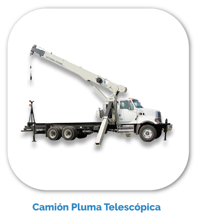 Camion pluma telescopica
